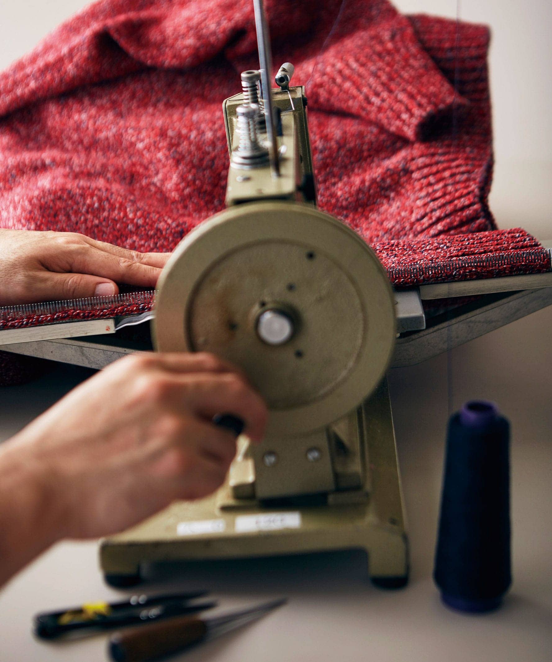 ニット生産の技術 米富繊維株式会社