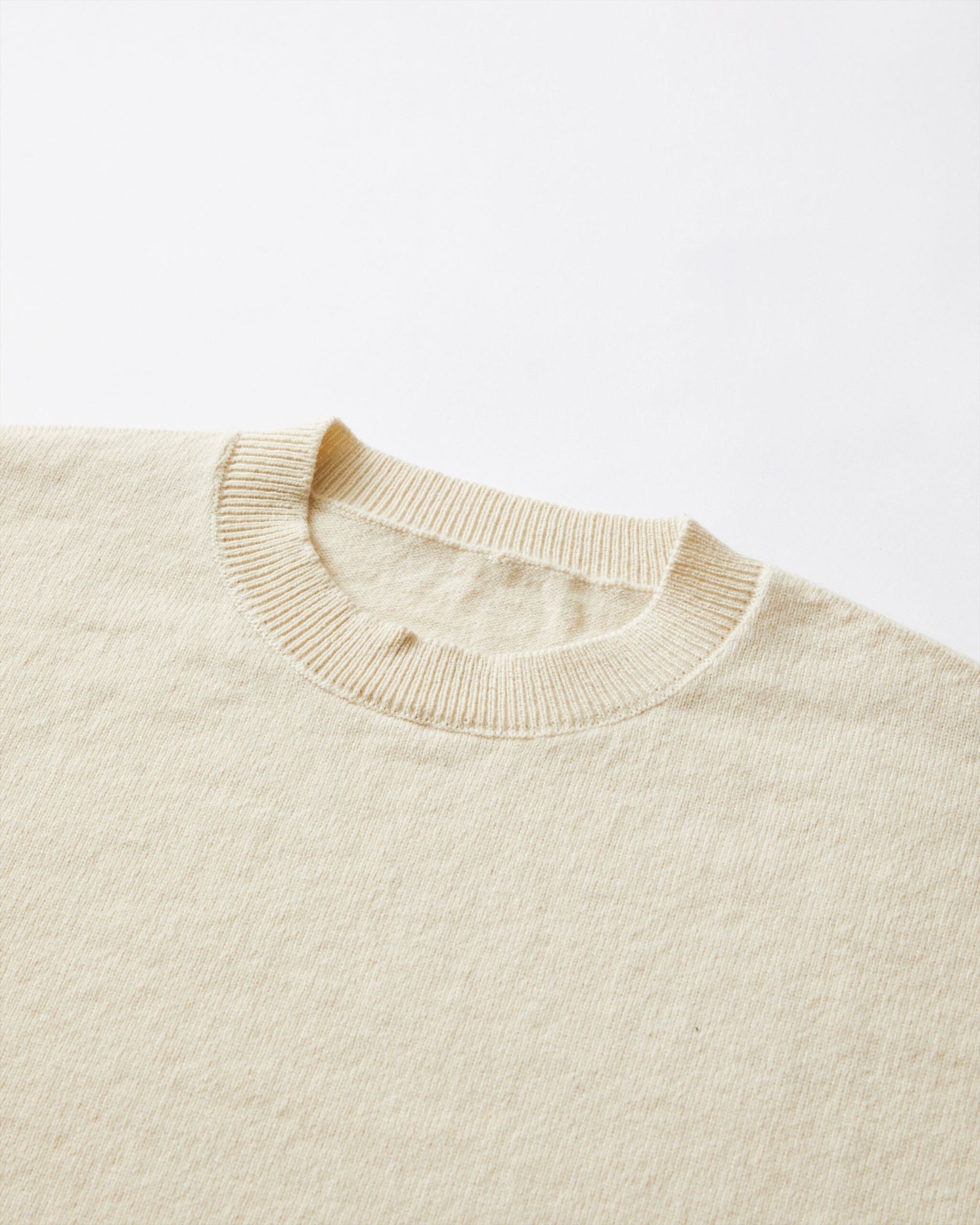 RIGID CASHMERE SWEATER Crew Neck Pullover(RAW)染め替えについて｜米 
